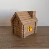 Świąteczny Lampion Domek Góralski na LED